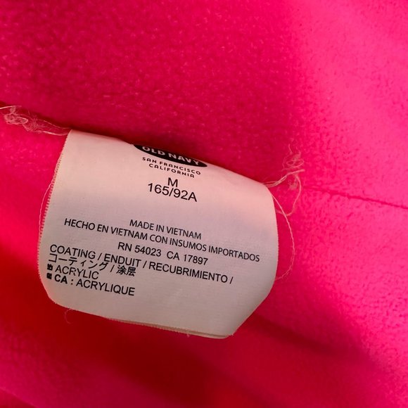 Old Navy | Snap Button Up | Fleece Lined | Quilted | Vest | Pink | Women's M/P - Picture 6 of 6